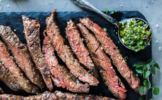 Entraña con Chimichurri Picante.