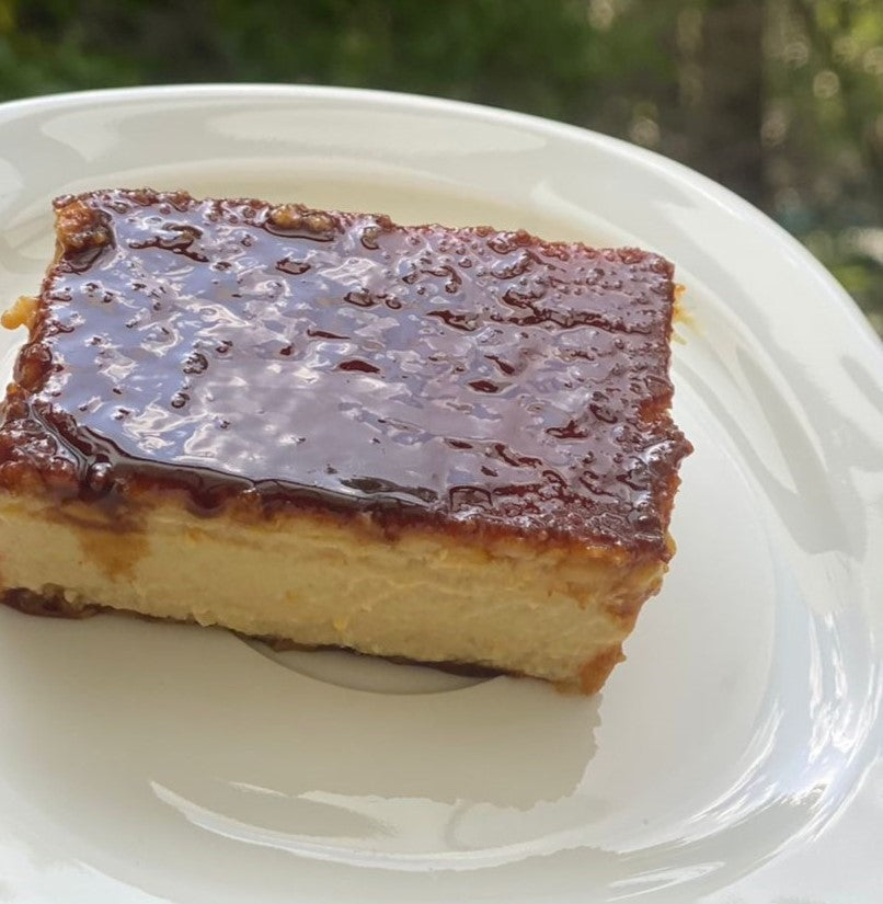 Flan de Elote.