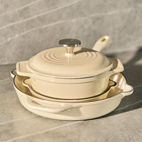 Batería Sable White 4 piezas – hierro fundido esmaltado