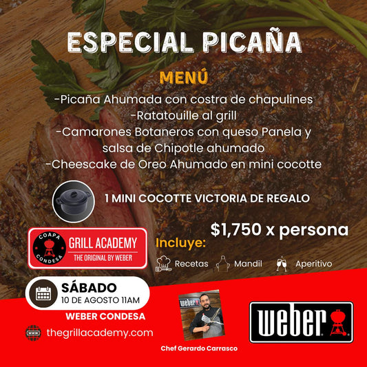 Especial Picaña | 10 Agosto | Grill Academy Condesa.