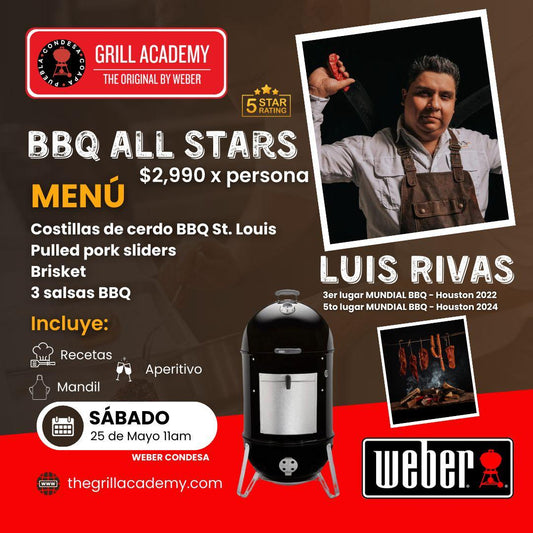 The Grill Academy Condesa: BBQ ALL STARS  "LUIS RIVAS"