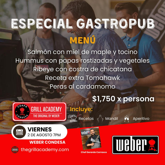 Especial GastroPub| 2 Agosto | Grill Academy Condesa.