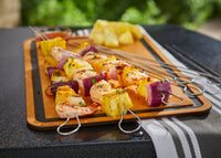 Juego de brochetas para asar