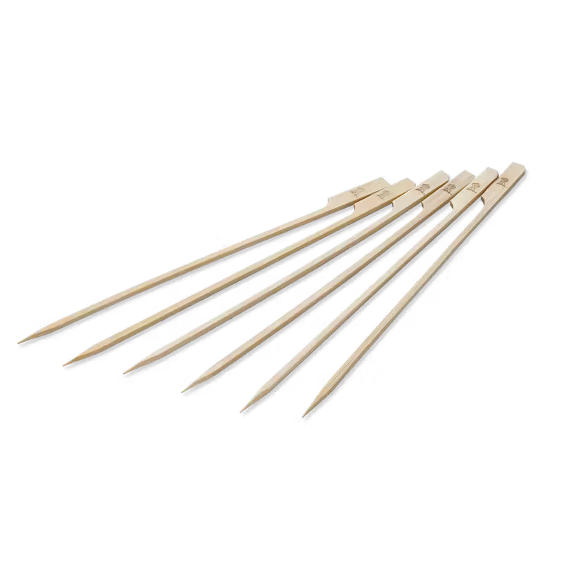 Brochetas de bambú