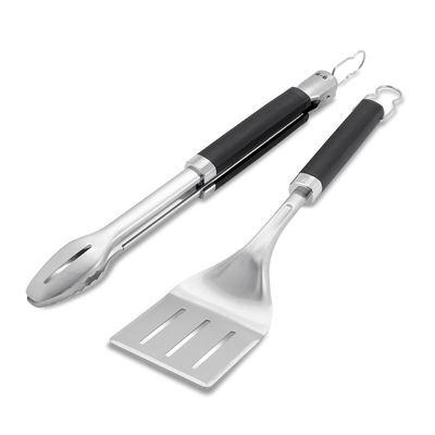 Set Pinzas & Espátula Precisión para Asador