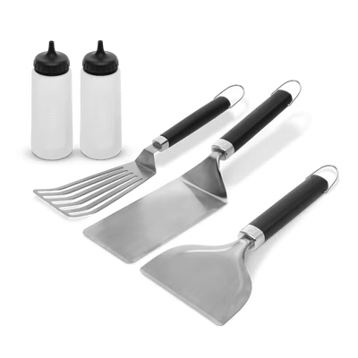 Kit de utensilios esenciales para la plancha