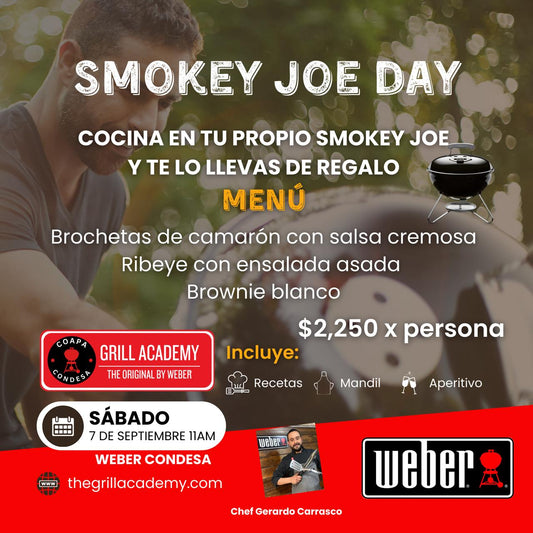 Smokey Joe Day | 7 Septiembre | Grill Academy Condesa.