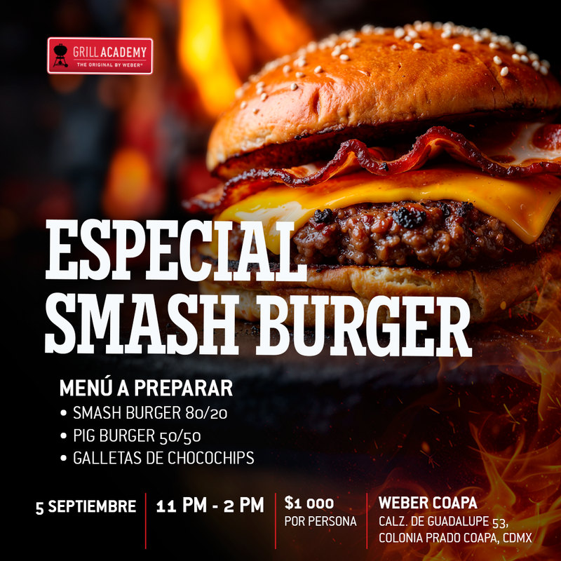 ¡ESPECIAL DE SMASH BURGER!