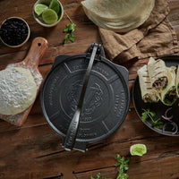 Tortilladora Heavy Duty 25 cm – hierro fundido curado
