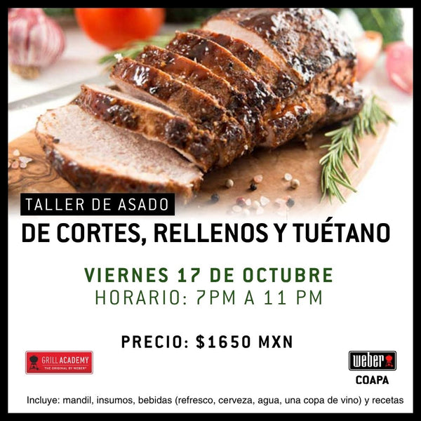 Taller de Asado - De Cortes, Rellenos y Tuétano
