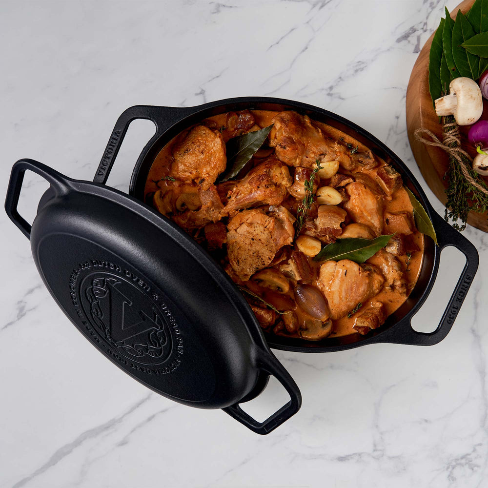 Olla dutch oven ovalado 5.7 L – hierro fundido esmaltado