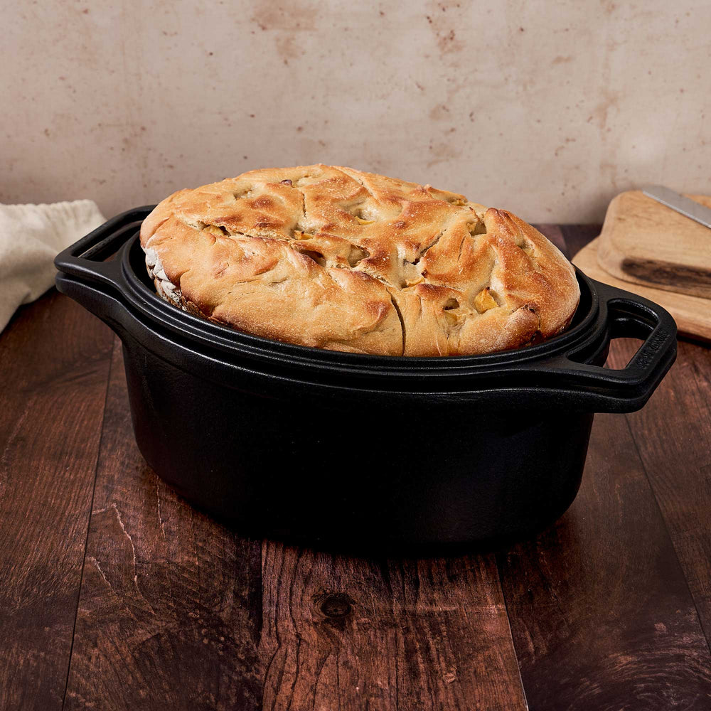 Olla dutch oven ovalado 5.7 L – hierro fundido esmaltado