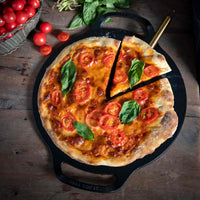 Plancha para pizza 38 cm – hierro fundido esmaltado
