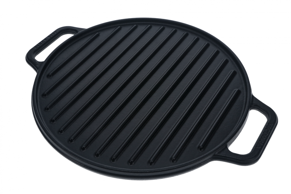 Plancha reversible 32 cm – hierro fundido esmaltado