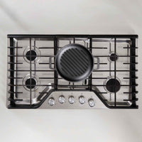 Sartén doble asa grill 25 cm – hierro fundido esmaltado