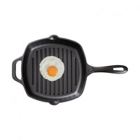 Sartén grill 25 × 25 cm – hierro fundido esmaltado