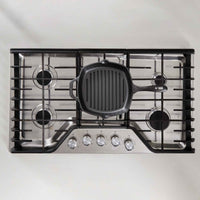 Sartén grill 25 × 25 cm – hierro fundido esmaltado