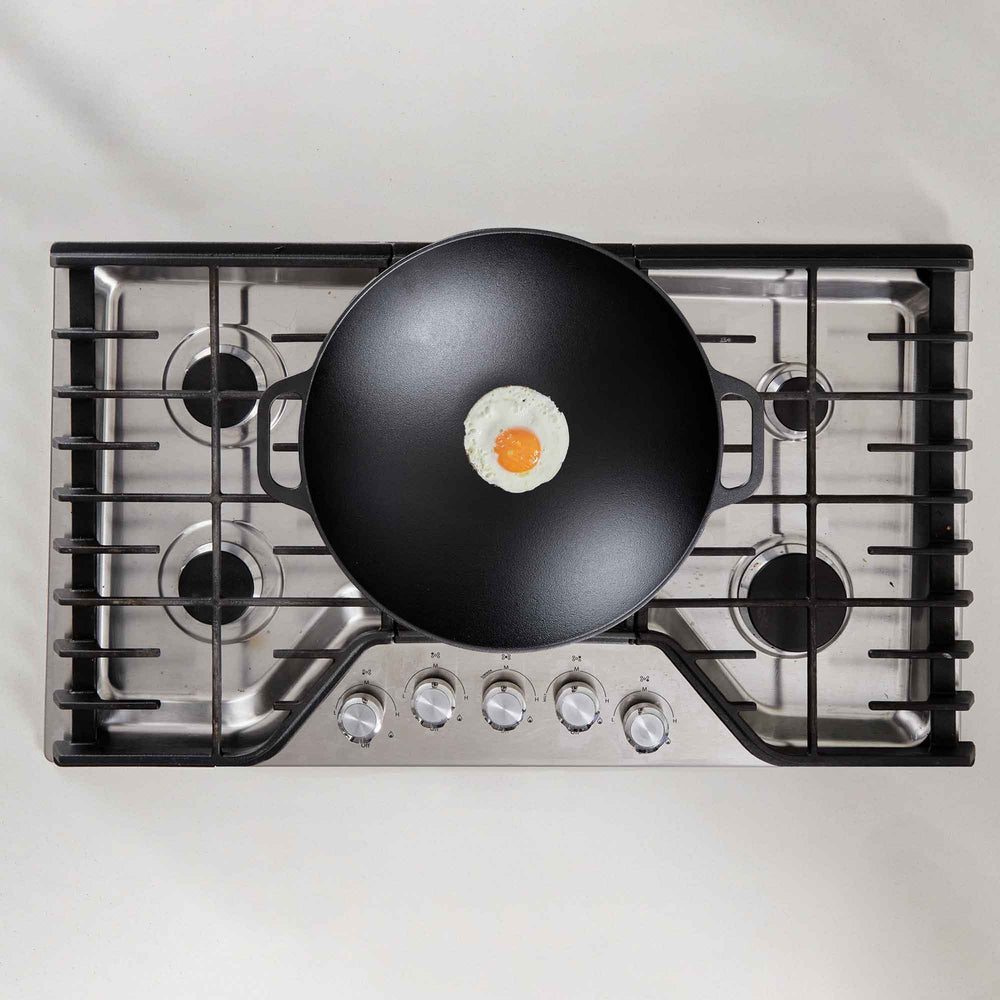 Sartén wok 35.5 cm – hierro fundido esmaltado