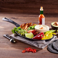 Sartén fajita 24 × 17.5 cm – hierro fundido esmaltado