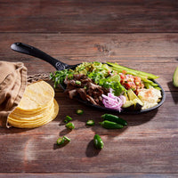 Sartén fajita 24 × 17.5 cm – hierro fundido esmaltado