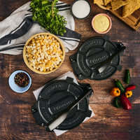Tortilladora Heavy Duty 20 cm – hierro fundido curado
