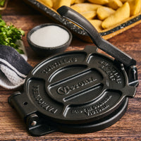 Tortilladora Heavy Duty 20 cm – hierro fundido curado