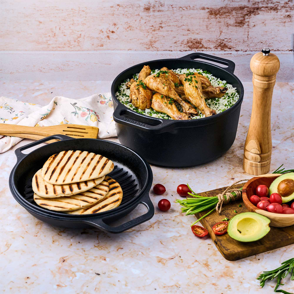 Olla combo cooker 5.7 L – hierro fundido