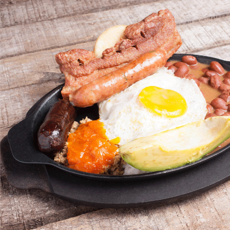 Bandeja ovalada 29 × 19 cm – hierro fundido esmaltado