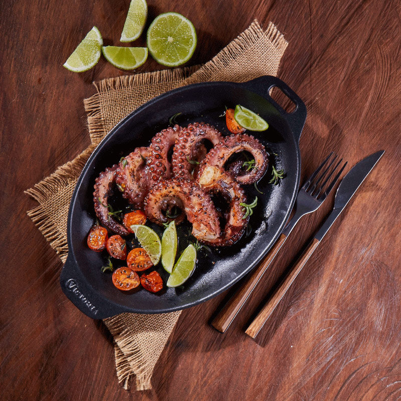 Bandeja ovalada 29 × 19 cm – hierro fundido esmaltado