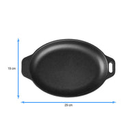 Bandeja ovalada 29 × 19 cm – hierro fundido esmaltado