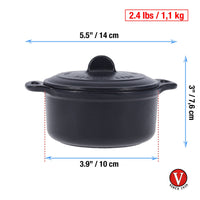 Mini olla cocotte 0.3 L – hierro fundido esmaltado