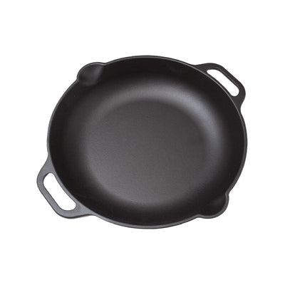 Sartén wok paellera 33 cm – hierro fundido esmaltado