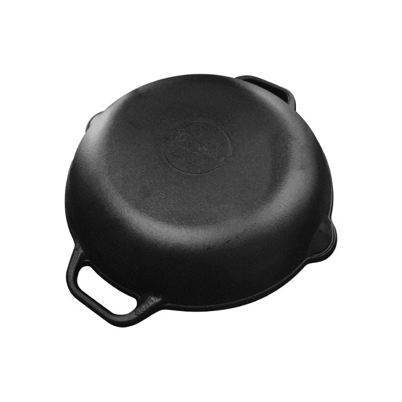 Sartén wok paellera 33 cm – hierro fundido esmaltado