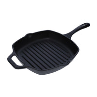 Sartén grill 25 × 25 cm – hierro fundido esmaltado