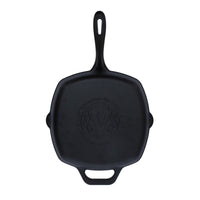 Sartén grill 25 × 25 cm – hierro fundido esmaltado