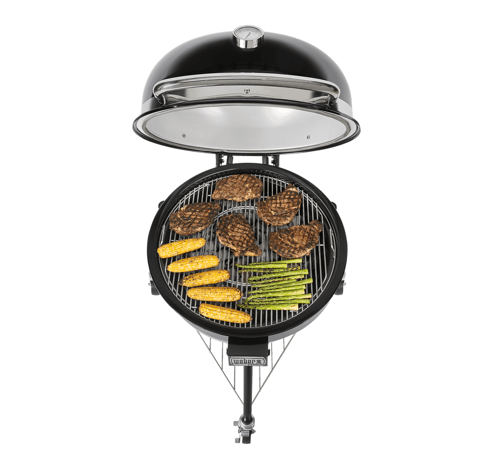 Asador de carbón Summit® Kamado E6 Negro