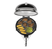 Asador de carbón Summit® Kamado E6 Negro