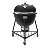 Asador de carbón Summit® Kamado E6 Negro